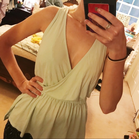 Free People Light Blue Tank Top - Picture 3 of 5